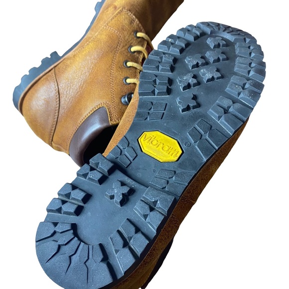 Woolrich Leather Lace-up Hiking Boot Vibram soles women’s - Picture 7 of 15